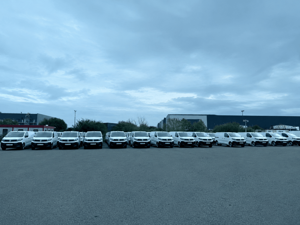 H2O Logistics fleet supporting high-volume last mile delivery operations across the UK